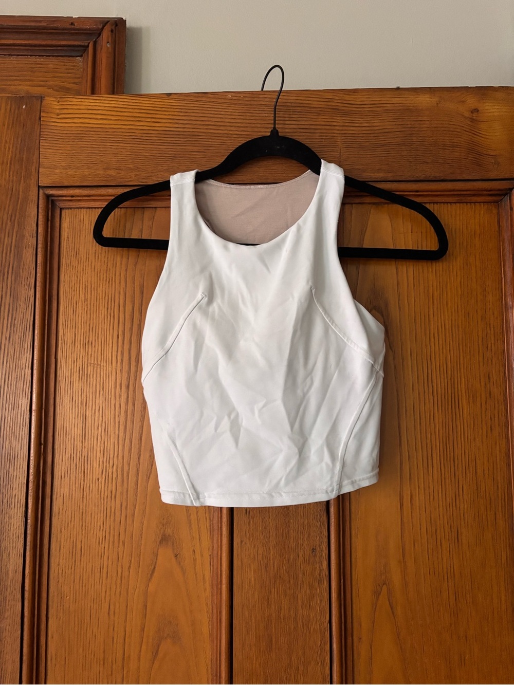 White Women's Lululemon Crop Tank Top